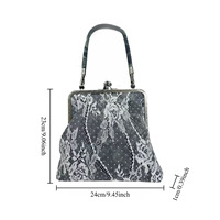Sac à bandoulière en jean chinois pour femme, nouveau style élégant et luxueux, sac à main