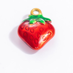 Colgantes con Forma de Fruta para la Creación de Joyería DIY |   Cherry, sandía, fresa, piña, plátano, coco, etc. chapados en oro de 18 quilates con PVD - Product Image 6