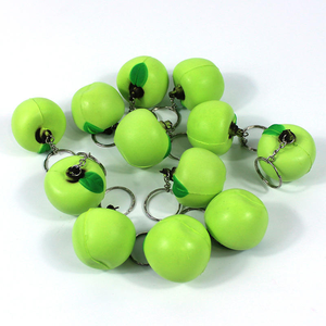 Muchas frutas de diseño, llavero de juguete de bola antiestrés en forma de fruta, llavero de coche para el hogar, llavero - Product Image 4