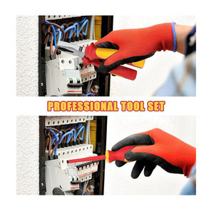 Dmt108 Tùy Chỉnh Chuyên Nghiệp CR-V Cách Điện Thợ Điện Công Cụ Thiết Lập Bao Gồm Tua Vít Ổ Cắm & Lưỡi Cho Các Chuyên Gia - Product Image 3