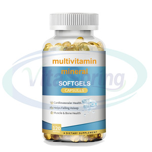 VitaSpring OEM integratore alimentare complesso vitamina a B5, B6, <span class=keywords><strong>B12</strong></span> calcio ferro zinco vegano minerale multivitaminico Softgels capsule - Product Image 1