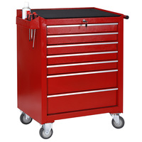 Ensemble de chariots à outils d'atelier robustes à 2 portes, directement de l'usine, personnalisable OEM/OBM pour établi, garage, mobilier