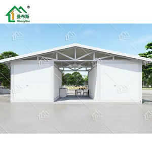 Cantik Tempat Berlindung Pengiriman Kontainer Modular Prefab Rakitan Cepat Terjangkau Terbaik