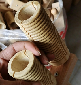 Wholesale Wooden Bangzi Double Sound Tube <b>Musical</b> <b>Instruments</b> Wooden Bangzi Double Sound Tube Percussion for Kids Music Teaching - Product Image 4