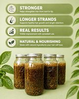 Huile de croissance capillaire biologique au clou de girofle, mélange de ricin extra foncé jamaïcain et de noix de coco pour cheveux, cuir chevelu et corps - Huile capillaire 100% clou de girofle et gingembre