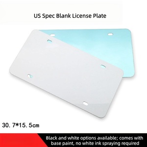 Cadre de plaque d'immatriculation de voiture, cadre de plaque d'immatriculation standard américain vierge pour sublimation, vente en gros - Product Image 2