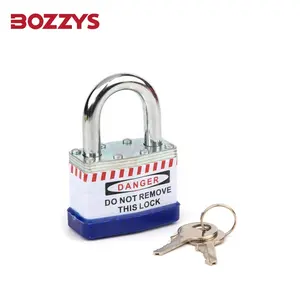 Bozzys nhiều lớp thép không gỉ Ổ khóa an toàn với thép cứng còng dưới và Master Key cho thiết bị công nghiệp