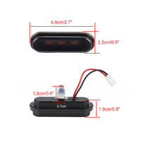 Feux de calandre LED avant pour Ford Bronco Sport 2021 2022 2023, éclairage ambre, kit de lampes de calandre avec faisceau de câblage