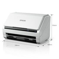 Scanner couleur sans fil duplex DS-570W, 35 ppm, rejet automatique des pages vierges, chargeur automatique de documents 50 feuilles, Wi-Fi, NFC, scanner de documents de bureau