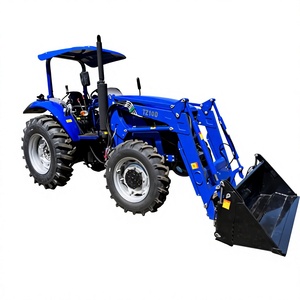 รถตักล้อยาง Lovol TD1004 4WD รุ่นใหม่ พร้อมหลังคาและหัวตัก TZ10D |   รถแทรกเตอร์ขนาดเล็กมีจำหน่าย - Product Image 1