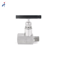 Válvula de Aguja Manual de Acero Inoxidable, Válvula de Control de Flujo para Agua, Gas y Aceite