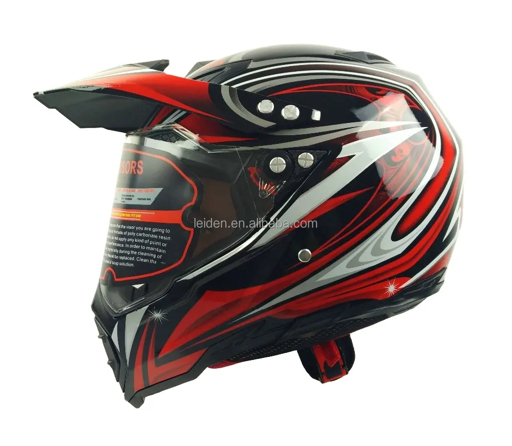 Xe Máy Đội Mũ Bảo Hiểm OFF ROAD Dirtbike Mũ Bảo Hiểm Nhà Máy Bogo Visor Yohe Yh966