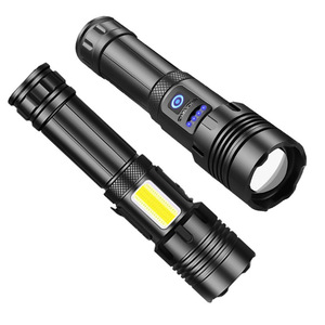 P70COB ไฟฉาย LED แบบชาร์จไฟได้ 6800mAh แสงสีขาวกันน้ำซูมไฟฉายแบบพกพา - Product Image 1