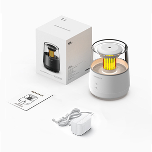 Hot Bán Siêu Âm Hương Liệu Độ Ẩm Thân Thiện Với Môi Đầy Màu Sắc <span class=keywords><strong>LED</strong></span> Ánh Sáng Tinh Dầu Trắng Khuếch Tán Hương Thơm Cho Văn Phòng Nhà - Product Image 1