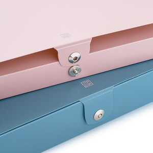 Caja Archivadora Comix A4 35mm 55mm, Organizador de Documentos Reforzado de PVC, Tipo Rectangular Vertical, Azul, Verde, Rosa, Morado, Beige - Product Image 2