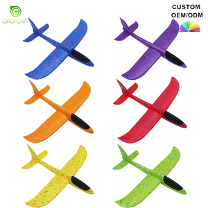 Avião de Brinquedo Circfoam 34 CM para Lançamento ao Ar Livre, Planador Colorido de Espuma EPP para Crianças - Product Image 1