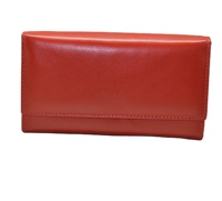 Grosir wanita kulit asli RFID dilindungi tas Clutch kustom Fashion wanita dompet panjang