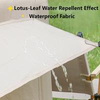 Tiendas de campaña Camping al aire libre fácil configuración impermeable a prueba de viento 4 estaciones Oxford cabina tienda engrosada Camping tienda inflable automática