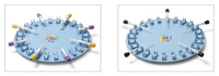 Utilisation en laboratoire KJMR-IVA haute précision rétro-éclairage numérique affichage LED tube d'échantillon de sang mélangeur rotatif avec minuterie synchronisation/mélange continu