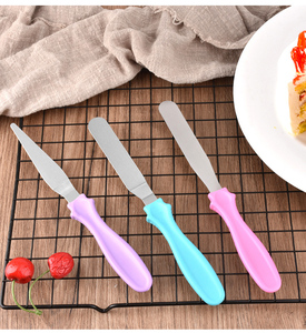 Người Bán Chạy Bộ <span class=keywords><strong>3</strong></span> Món Thìa Vét Bột Bánh Kem Logo Theo Yêu Cầu Bộ <span class=keywords><strong>3</strong></span> Món Thìa Vét Bột Bơ Bánh Bằng Kim Loại Thép Không Gỉ - Product Image 2