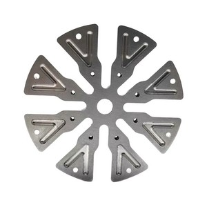 CNC Machined Stainless Steel/Aluminum Spoke Mount Plate 7/8-Arm Custom Flange Fixing Disc Drilling Precision Machining Parts - Product Image 6