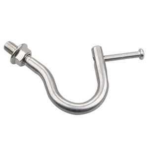 Tornillo de diente de máquina de ojo de oveja de boca cerrada, gancho de signo de interrogación abierto con perno de anillo circular, tornillo de anillo colgante - Product Image 4