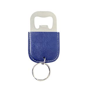 Custom Logo <b>Personalized</b> Laser Engraved Custom Logo Wholesale Pu Leather Bottle Opener <b>Keychain</b> - Product Image 1