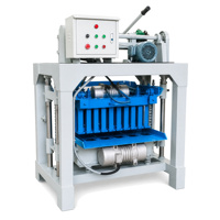 Machine à fabriquer des blocs de béton pour démarrage d'entreprise, machine à briques creuses et pavés 4-35B, moule inclus
