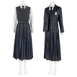 Costume de la nouvelle dimension de l'uniforme scolaire de mardi, costume de cosplay pour la famille, le même costume de mardi