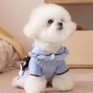 <span class=keywords><strong>Pull</strong></span> pour animaux de compagnie <span class=keywords><strong>en</strong></span> <span class=keywords><strong>velours</strong></span> Ali, personnalisé, simple, luxueux, fin, chaud et mignon, pour chiens et chats, automne, hiver, printemps - Product Image 3