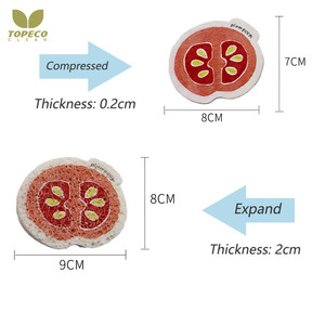 Tomuco — éponge nettoyante à base de cellulite, éponge à forte Absorption d'eau pour le nettoyage de la vaisselle, forme spéciale de légumes - Product Image 2
