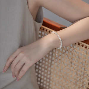 WENCHI Natural Freshwater <b>Pearl</b> 14k <b>Gold</b> <b>Bracelet</b> 14cm Length 30g Weight Elegant and Luxurious Jewelry Accessory - Product Image 5