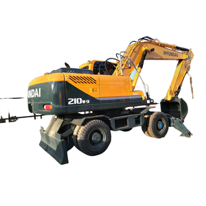 Livraison gratuite Hyundai R210W-9S grandes excavatrices hydrauliques sur chenilles d'occasion 21ton R210-9 210-7 pelleteuses d'occasion - Product Image 1