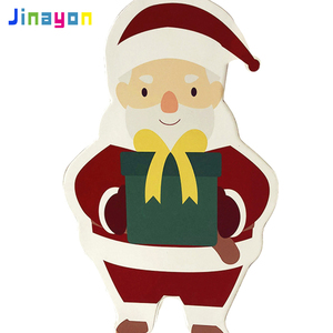Jinayon Boîte-Cadeau En Papier Personnalisé Avec Père Noël En Forme De Boîtes À Bonbons Pour <span class=keywords><strong>Le</strong></span> Cadeau De Noël - Product Image 3