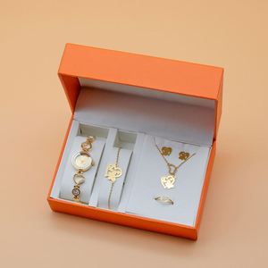 Set de <span class=keywords><strong>Regalo</strong></span> de Boda, Collar de Moda, Reloj y Collar <span class=keywords><strong>para</strong></span> Mujer en <span class=keywords><strong>Caja</strong></span> de <span class=keywords><strong>Regalo</strong></span>, <span class=keywords><strong>Regalo</strong></span> de <span class=keywords><strong>Cumpleaños</strong></span> <span class=keywords><strong>para</strong></span> Mujeres y Mejores Amigas - Product Image 4