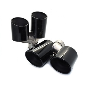 Tubo de Escape de Acero Inoxidable para Automóvil, Punta de Silenciador Negra, Sistema de Escape, Boquilla de Escape para <span class=keywords><strong>Alfa</strong></span> Romeo Giulia 200 280 - Product Image 5