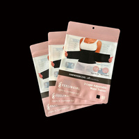 Sacs en plastique personnalisés imprimés avec fermeture éclair, pochettes verticales avec trou de suspension pour ceintures amincissantes, sacs d'emballage en plastique pour vêtements