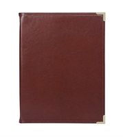 Porte-menu et support en cuir PVC personnalisé pour restaurants et hôtels, modèle NJMF-16A par NJ, fabriqué dans l'Uttar Pradesh, Inde