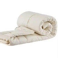 Surmatelas en laine épaisse 1500 g/m², prêt à être expédié, taille King, imperméable, antibactérien