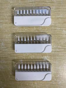 Frese Dentali Toboom per Lucidatura Conica/Rotonda in Pietra Bianca FG, Frese in Ossido di Alluminio CW1124 per Lucidatura Manuale di Porcellana e Resina 1.6mm - Product Image 3