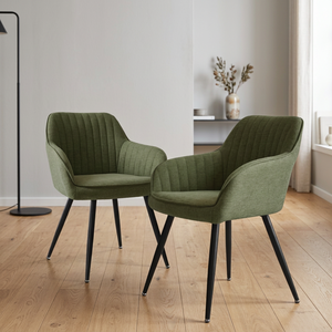 Sillón Moderno Acolchado de Terciopelo con Patas de Metal Dorado, Silla de Lujo para Sala de Estar, Dormitorio, Comedor, Hotel y Escuela - Product Image 3
