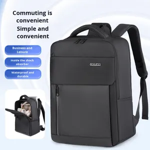 New Laptop <b>Backpack</b> Fashion Men's Business Waterproof Oxford Zipper Multi-Functional Travel <b>Backpack</b> - Product Image 3