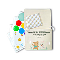 Libro Sensorial Educativo para Bebés y Niños Pequeños, Libro de Actividades Preescolares, Libros Silenciosos para Niños, Impresión de Libros de Aprendizaje Temprano sobre Colores