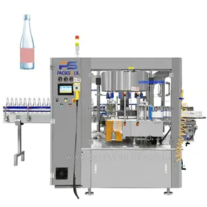 Máquina de etiquetas opp da garrafa 1.5l 1l 2l 5l 1.5l para bebidas, suco, leite, indústria da água