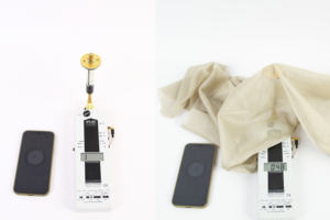 Tissu en maille tricotée léger anti-ondes électromagnétiques et anti-RFID, 100 % argenté, en tulle, tissu <span class=keywords><strong>Faraday</strong></span> - Product Image 6