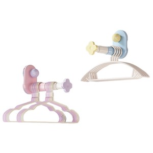 Perchero de pared con barra única, ventosa sin perforaciones, tendedero de colores para balcón, organizador de ropa - Product Image 1