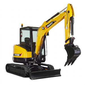 Mini-excavatrice sur chenilles Sany SY35U à moteur d'origine, 5 tonnes, livraison gratuite, produit phare - Product Image 1