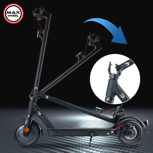 Trottinettes pliables électriques pour adultes <span class=keywords><strong>E9</strong></span> ABE Trottinettes électriques noires 350W 8,5 POUCES Certification CE Entrepôt chinois Trottinette pliable - Product Image 3