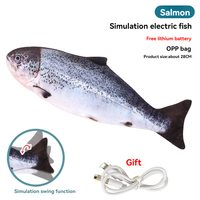 Jouet poisson de simulation écologique jouet interactif pour chat poisson sautant électrique jouet pour animaux de compagnie avec batterie rechargeable USB