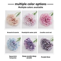 Fleurs artificielles modernes en soie, aspect réaliste, écologiques, pour la fête des mères, décoration de mariage